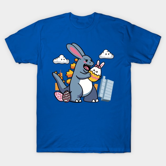 Let's Put GOD(ziIIa) Back in Easter! T-Shirt - No Text T-Shirt by Shotgaming